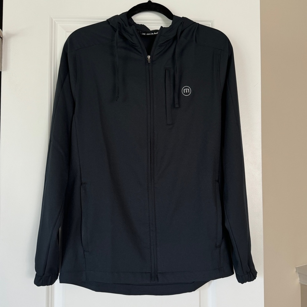 NWT Travis Mathew Dockweiler Hoodie Jacket - Black Men’s Small Full Zip Matthew